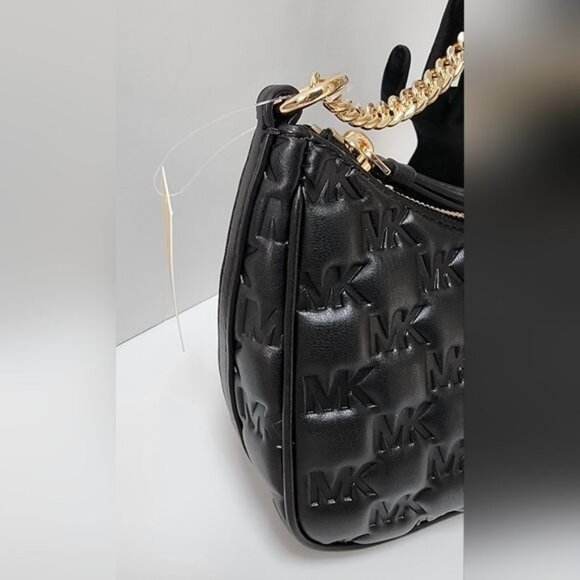 MICHAEL KORS Jet Set Charm Small Chain Quilted Puffer Pouchette Shoulder… - Picture 4 of 11